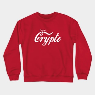 Enjoy Crypto - vintage design Crewneck Sweatshirt